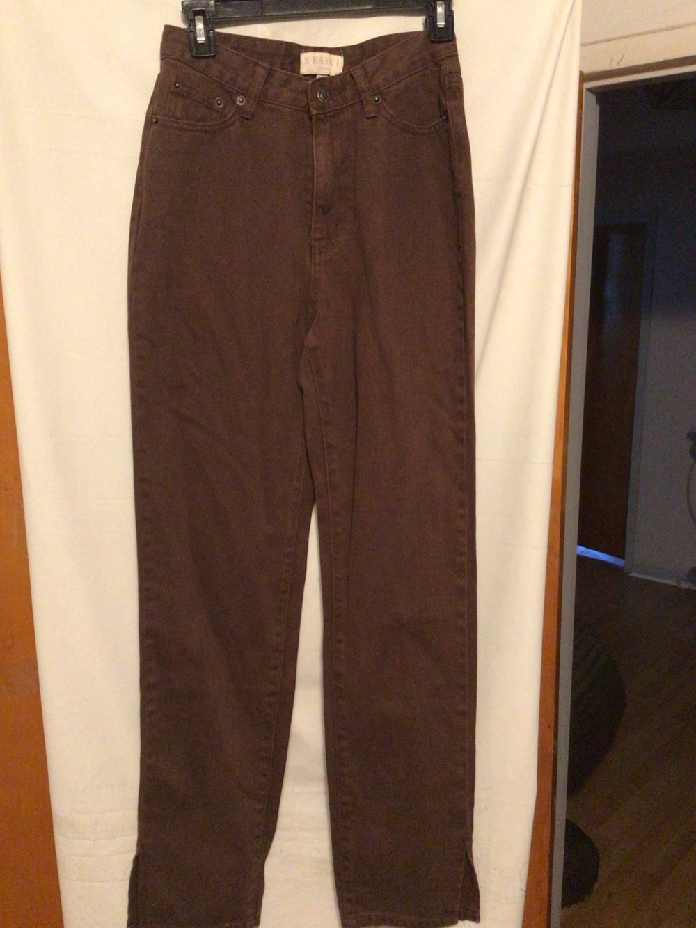 MESHKI Denim 100% cotton straight leg jeans SZ 7